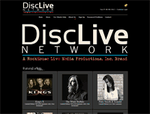 Tablet Screenshot of disclivenetwork.com